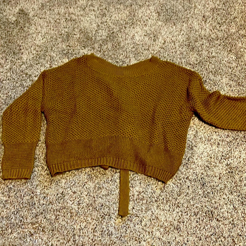 Express knit, crop sweater